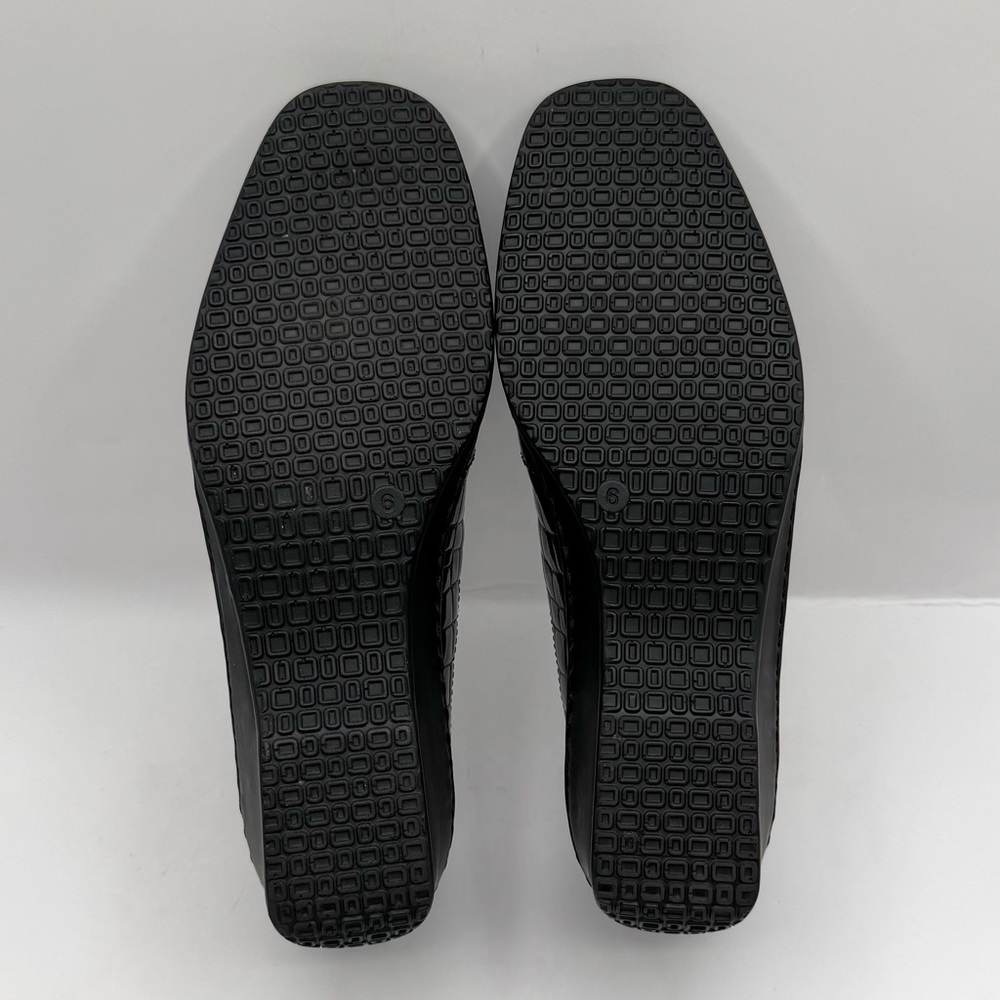 Ara Rachel Women's Loafers: Black Faux Croc Patterned - Size 8.5 US - Picture 8 of 8